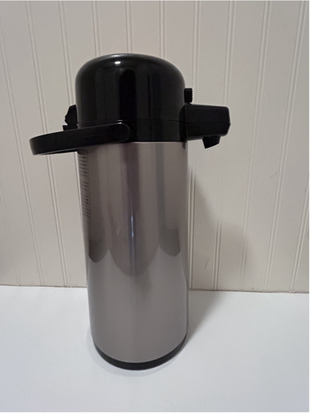 Grindmaster Stainless Steel Silver Airpot Vacuum Coffee Dispenser Pump Lid - Picture 9 of 12